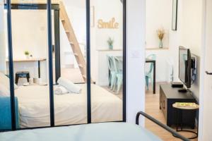 Appartements Le TANNEURS-charmant 6 pers-Pieds du metro Valmy : photos des chambres