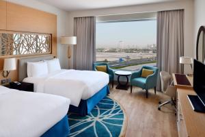 Deluxe Double Room, 2 Queen Beds - Free Shuttle to DWTC, Dubai Mall, Beach room in Marriott Hotel Al Jaddaf Dubai