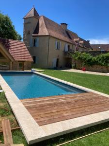 Maisons de vacances Pepite en Perigord 10-12 couchages, piscine chauffee, renovee par architecte : Maison 6 Chambres