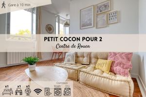 Appartements Hyper Centre Rouen - Wifi - pour 2, 4 ou 6 pers - JUNGLE & COCON : photos des chambres