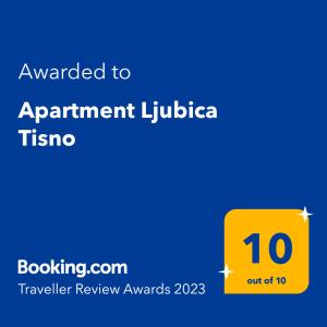 Apartment Ljubica Tisno