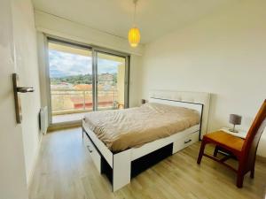 Appartements Climatise 2 pieces Vue Mer terasse Parking : photos des chambres