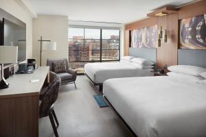 King Room with Two King Beds and Garden View - Parkside room in Marriott Knoxville Downtown