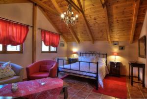 Attic Room with Fireplace