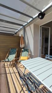 Appartements Le Petit Sable - T3 avec Terrasse proche Cassis : photos des chambres