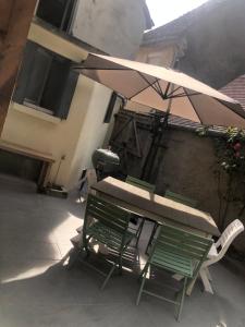 Maisons de vacances L'Echoppe en ville : photos des chambres