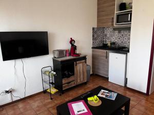 Appartements Studio cabinet/piscine : photos des chambres