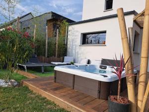 Maisons de vacances Location maison 8 pers. avec spa - Morbihan, Theix : photos des chambres