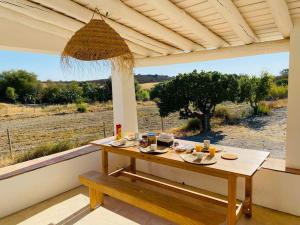 Casa na horta, planície alentejana