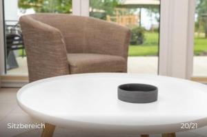 Haffhaus 1 in Garz mit Blick auf das Haff