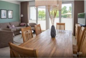 Haffhaus 1 in Garz mit Blick auf das Haff