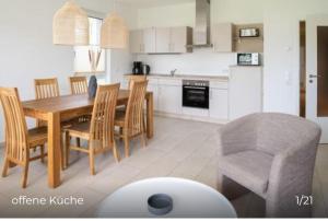 Haffhaus 1 in Garz mit Blick auf das Haff