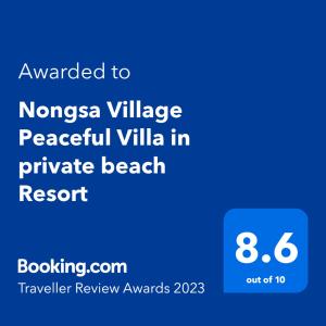Nongsa Village Peaceful Villa in private beach Resort