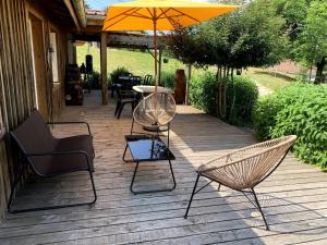 Chalets Cabane Sarrogna - Lac de Vouglans : photos des chambres