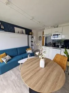 GUIDEL-PLAGES Studio Lumineux Balcon Vue Mer & Piscine - 基代利普拉格