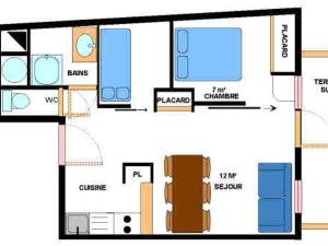Appartement 6 pers au pied des pistes avec Wifi gratuit - FR-1-508-1