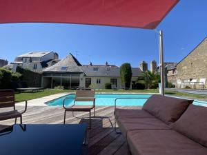 Villas Character house on the port of Vannes with swimming pool : photos des chambres