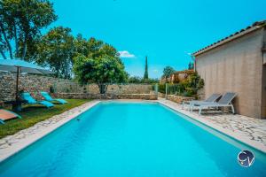 Maisons de vacances Gite climatise avec piscine aux portes d'Uzes : photos des chambres