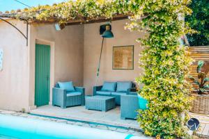 Maisons de vacances Gite climatise avec piscine aux portes d'Uzes : photos des chambres