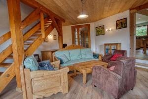 Chalets Chalet Le Wapiti, aux pieds des pistes, a 200m du village : photos des chambres