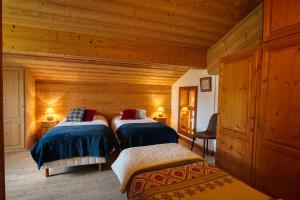 Chalets Chalet Le Wapiti, aux pieds des pistes, a 200m du village : photos des chambres