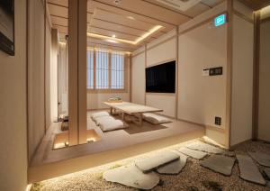 Phòng Suite gỗ cho 3 người có phòng tắm (Wood Suite Triple Bathroom)