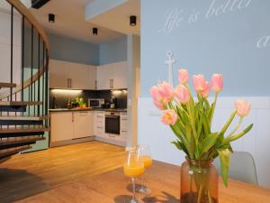 Seebrücke Heringsdorf - Appartement mit 1 Schlafzimmer und Balkon S1