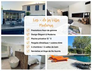 Villas Villa Moderna - Sublime villa de luxe avec piscine - Pezenas : photos des chambres