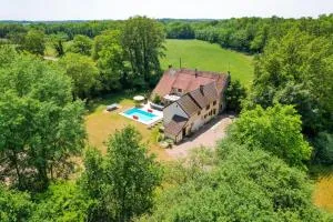 Crazy Villa Margotterie 58 - Heated pool - 2h from Paris - 30p - Gardefort