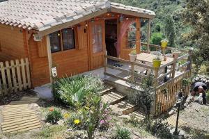 Chalets LOU CABANOT CHALET DE JARDIN CALME ET CONFORTABLE : photos des chambres