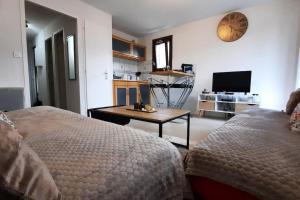 Appartements Super appartement Cocooning vu Mont Blanc : photos des chambres