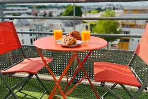 Appartements Penthouse de standing: Vue paris- 10min de l'aeroport Orly - Parking gratuit : photos des chambres