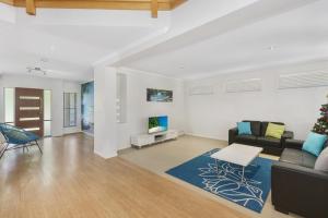 Ocean Blue On Salt Beach