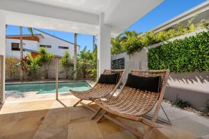 Ocean Blue On Salt Beach