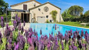 Charmant gîte piscine privée chauffée climatisé aux portes du Périgord entre Villeréal et Monpazier