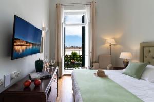 Deluxe Double Room with Partial Sea View room in Poseidonion Grand Hotel