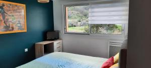 3 pièces traversant mer montagne, 60 M2, calme, climatisé