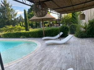 Villas Grande villa d Agathe, piscine privative cloturee entre St Remy de Provence et Avignon : photos des chambres