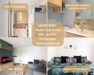 Appartements Boho Chic-27m²-Proche de Paris : photos des chambres