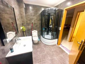 Luxurious apartment with swimming pool and playground