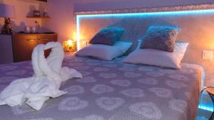 Appartements Au Coeur de l'Eze avec JACUZZI : Studio Lit King-Size