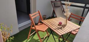 Appartements Irus - T2 tout confort - Balcon - Calme - Wifi : photos des chambres