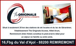 Hotels The Originals Access, Hotel Arum, Remiremont (Inter-Hotel) : photos des chambres