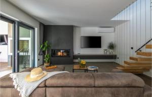 Lovely Home In Nedescina With Sauna 