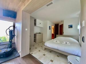 Villas GROOMI La Bella Vita- Piscine, jacuzzi, clim et billard ! : photos des chambres