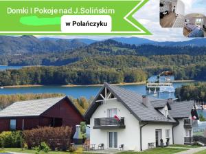 ,,KICZARA" Domki na Punkcie Widokowym w Polańczyku z widokiem na Jezioro Solińskie i góry, domki ogrzewane klimatyzacją ---601--806--454---