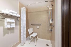 Accessible King Junior Suite with Roll-In Shower - Non-Smoking room in Sonesta Select Kansas City Airport Prairie View