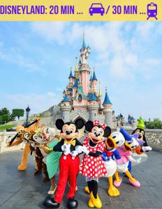 Appartements Qhome 4 - F2 entre Paris et Disney - Parking prive : photos des chambres
