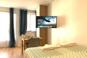 Appartements Cosy studio M1 RER BC500m Orly 20 min Netflix : photos des chambres