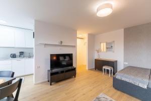 Elegant Tour As studio Gilly with open views and a balcony in the center Ljubljana 